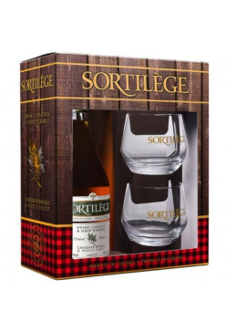 Whiskey Sortilège gift box with maple syrup + 2 glasses - L'Original