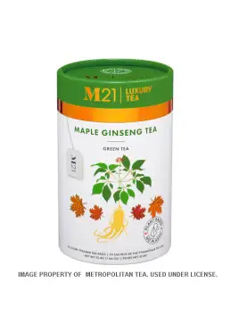 Thé vert ginseng à l'érable