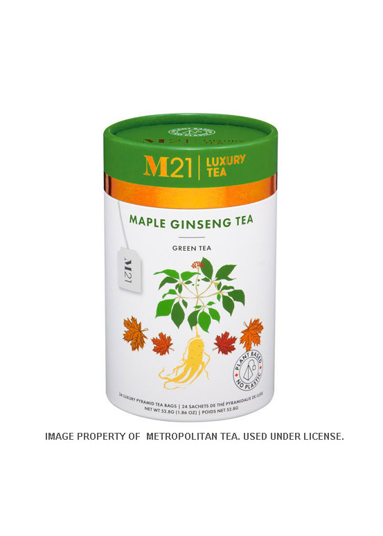 Maple ginseng green tea