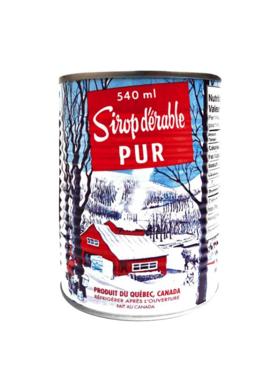 canned amber maple syrup