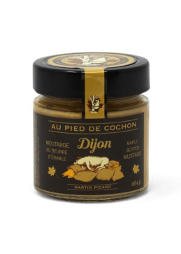 Dijon mustard with maple butter