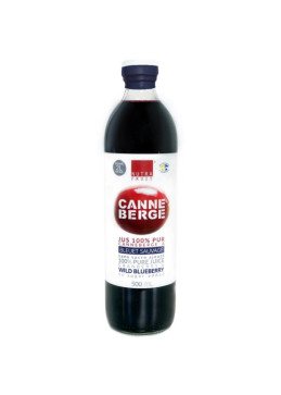 Purer Bio-Cranberry- und Heidelbeersaft - 500 ml