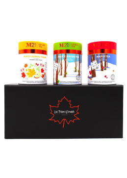Maple tea and herbal tea gift box - 36 sachets