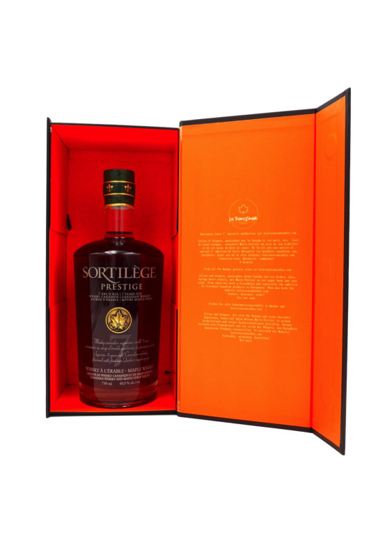 Confezione regalo whisky prestigio Sortilege