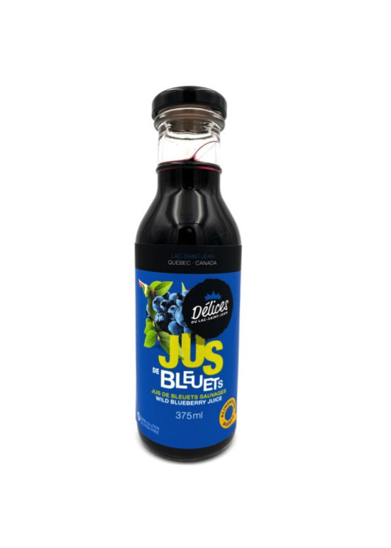 Quebec wild blueberry juice