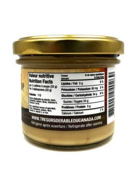 Voedingswaardetabel ahornboter, natuurlijke ingrediënten Canada officieel productetiket