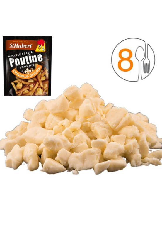 Poutine cheese for 8 people