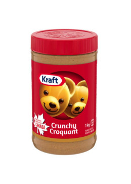 Beurre de cacahuète croquant - 1 kg - Kraft