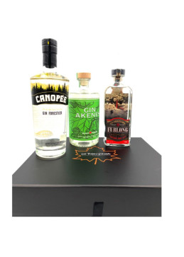 Caja de regalo Gin Trio canadiense