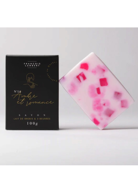 Amber and romance sheep's milk soap