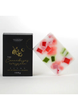 Sheep's milk soap - Evergreen cranberries n°61