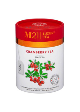 Black tea with cranberries - 12 bags