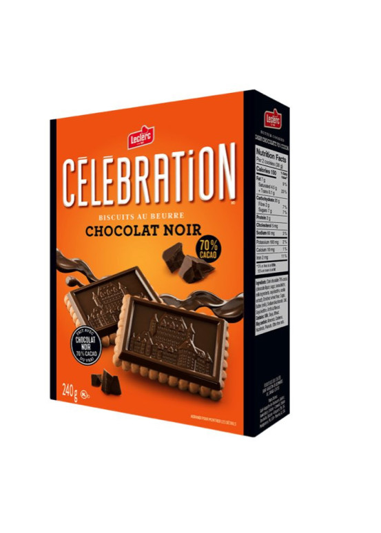 Celebración de chocolate negro a los 70%