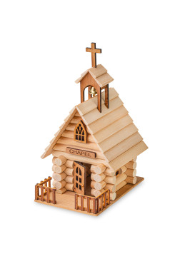Jeu de construction en bois - Chapel paysanne