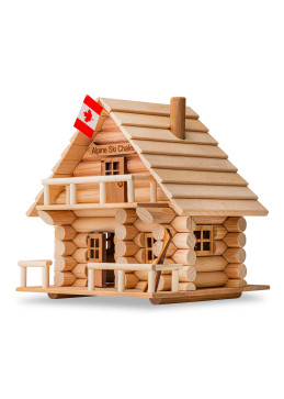 Canadian log cabin assembly game