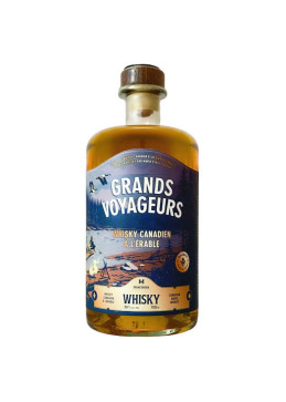 Grands Voyageurs Canadian whiskey liqueur with maple syrup