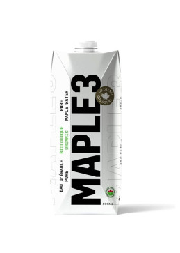 Maple 3 ahornwater 500ml in verpakking, natuurlijke hydratatie uit Canadese bossen