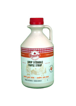 1l jug of amber maple syrup