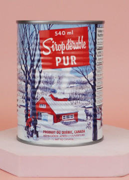 Canned Quebec Golden Maple Syrup