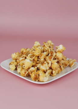Popcorn met ahornsiroop