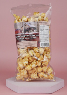 Popcorn met ahornsiroop