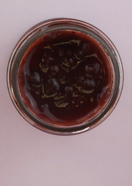 Marmelade mit Ahornsirup, Erdbeere, Cranberry