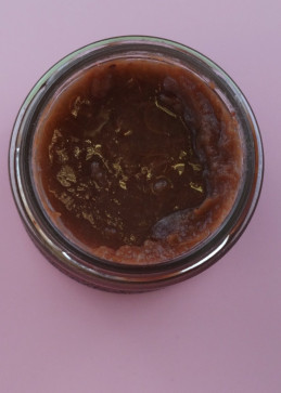 Rhubarb and strawberry maple syrup jam