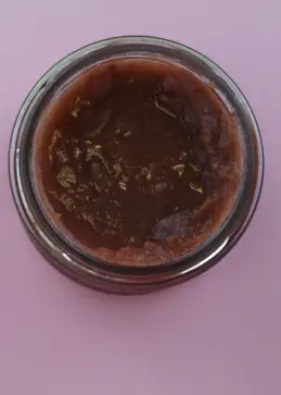 Marmellata di sciroppo d'acero al rabarbaro