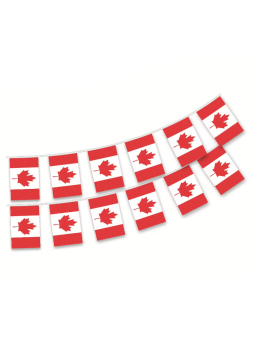 Banderolles drapeaux du Canada 5m
