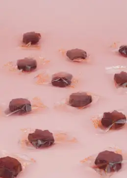 Bonbons bleuets et sirop d'érable