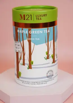 Thé vert à l'érable du canada