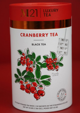 Black tea with cranberries...
