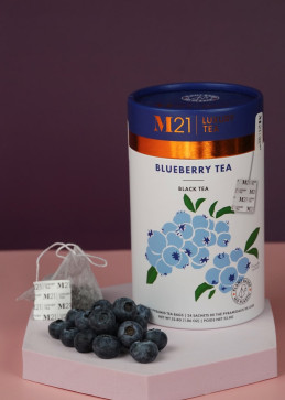 Schwarzer Tee mit Blaubeeren - 24 Beutel