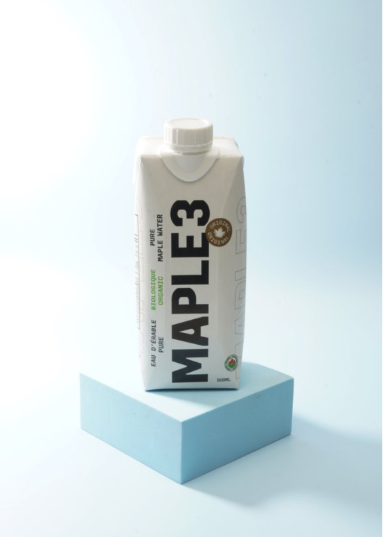 Fles biologisch ahornwater Maple 3 500ml, puur Canadees ahornsapwater hydraterend