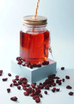 Jus biologique de cranberry