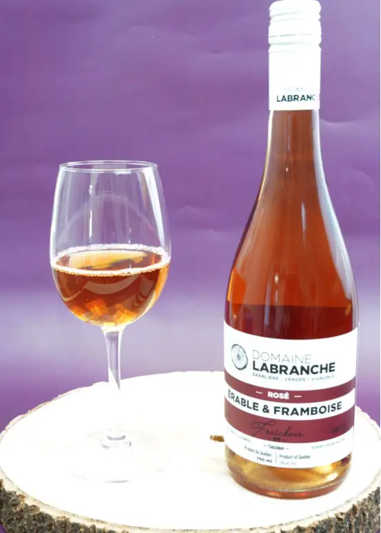 Rosé à l'érable et framboise Rosé à l'érable et framboise