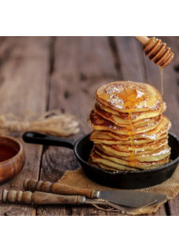 Maple syrup pancakes