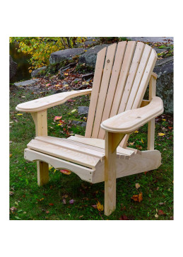 Chaise de jardin canadienne en bois