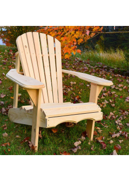 Chaise de jardin canadienne en bois