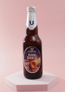 Don de Dieu beer from the Unibroue brewery in Quebec