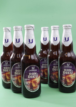Pak van 6 Don de Dieu-bieren van de Unibroue