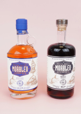 Estuche descubrimiento de los dos rones Morbleu Distillerie Mariana, especiado y chocolate