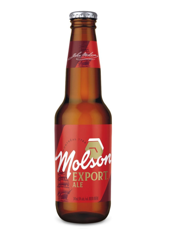Export van Molson-bier