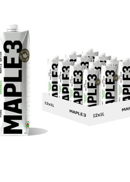 Batch of 12 maple water 1L...