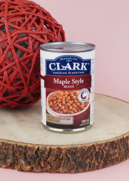 Maple syrup flavored beans...