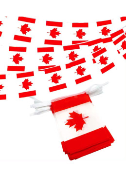 Canadian flag banners