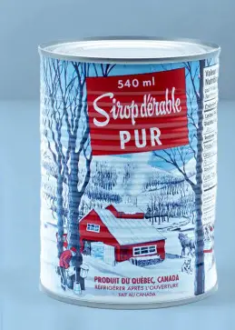 Amber Maple Syrup Can