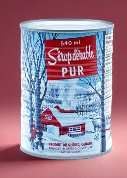 ケベック ゴールデン メープル シロップ - 540 ml 缶