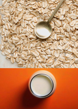 Detalle avena Quaker arce azúcar moreno, sobres individuales avena entera nutritiva energética Canadá