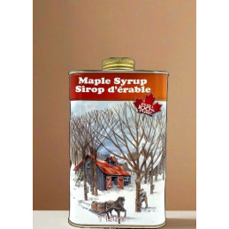 Pure amber maple syrup 1L metal tin